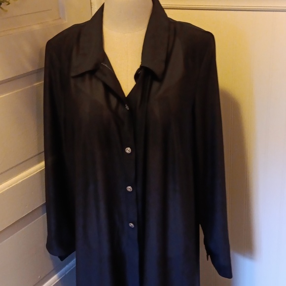 Vintage Style Setter Fashions made in USA 🇺🇸 black dress cardigan - Picture 2 of 4